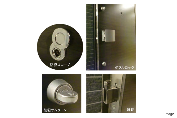 玄関ドアのセキュリティ｜ザ・パークハウス名古屋