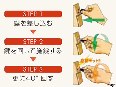 警備信号錠｜ザ・パークハウス名古屋