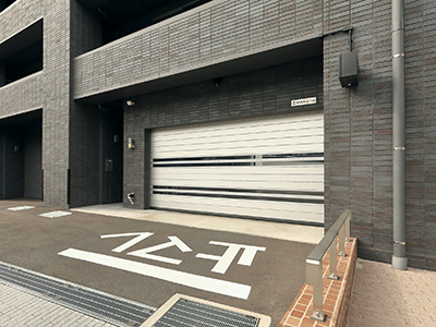 駐車場超高速スパイラルシャッター｜ザ・パークハウス名古屋